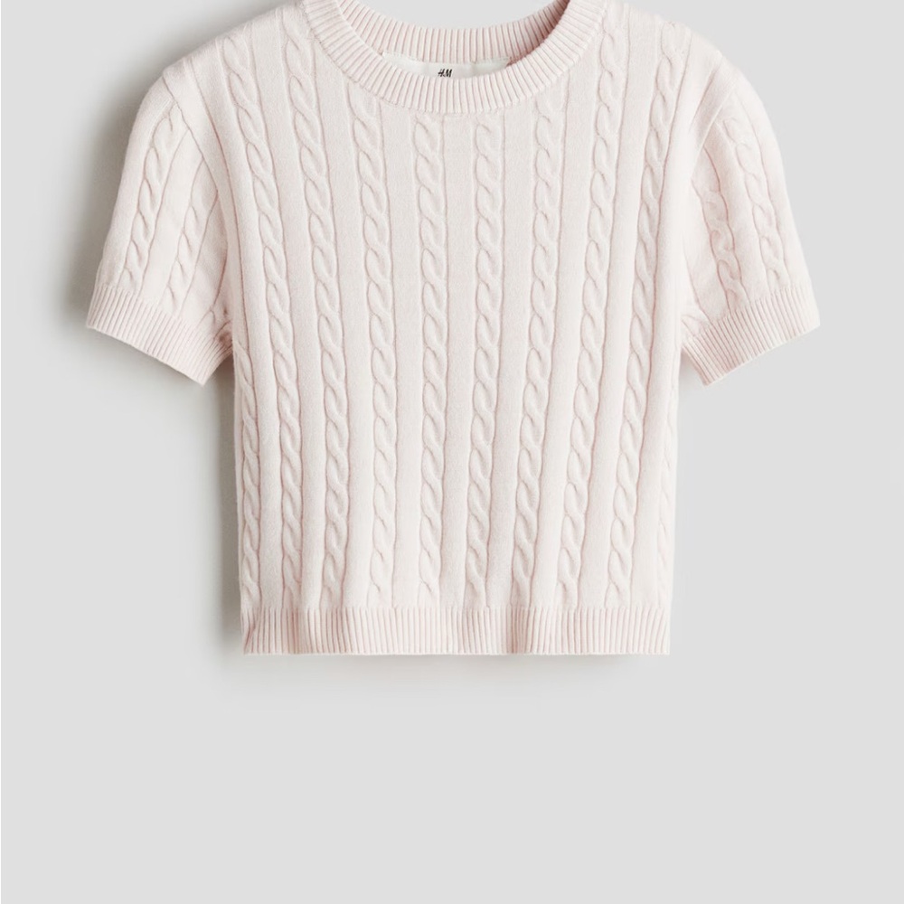H&M Burgundy and Pink Knit Tops